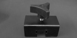 Universal Peg Board Rail Clamp