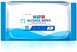 75% Alcohol Sanitizing Wipes - Bag of 40